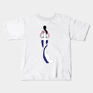 Greece Woman Kids T-Shirt